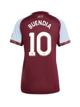 Aston Villa Emiliano Buendia #10 Replika Hemmakläder Dam 2025-26 Kortärmad